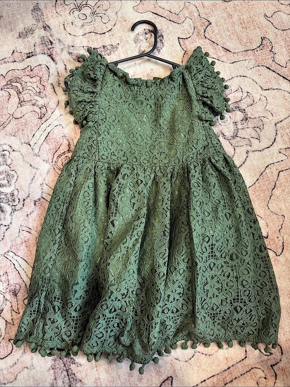 Green Lace Dress Girls' Size 4